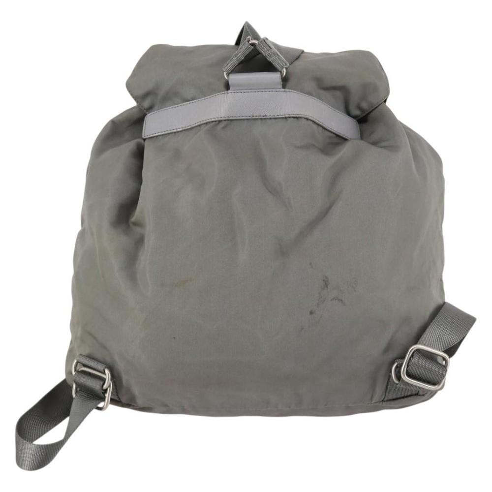 PRADA Backpack Nylon Green Silver Auth 141751 - Picture 2 of 16